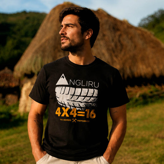 Camiseta "ANGLIRU 4x4=16"