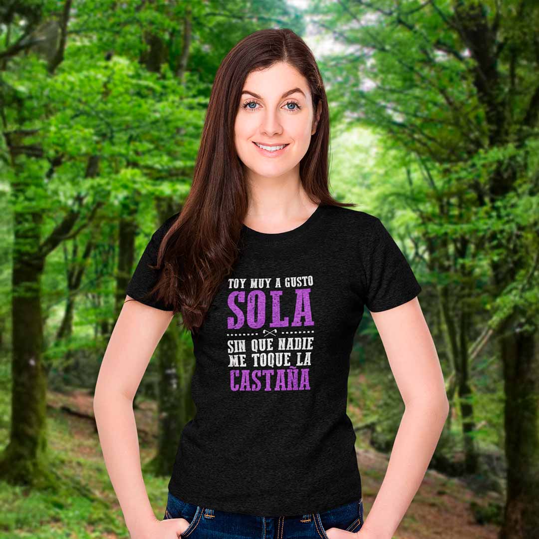 Camiseta Sola Castaña (mujer)