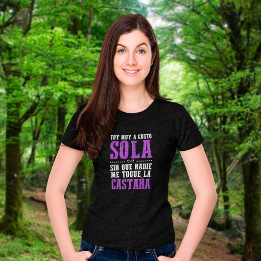 Camiseta Sola Castaña (mujer)