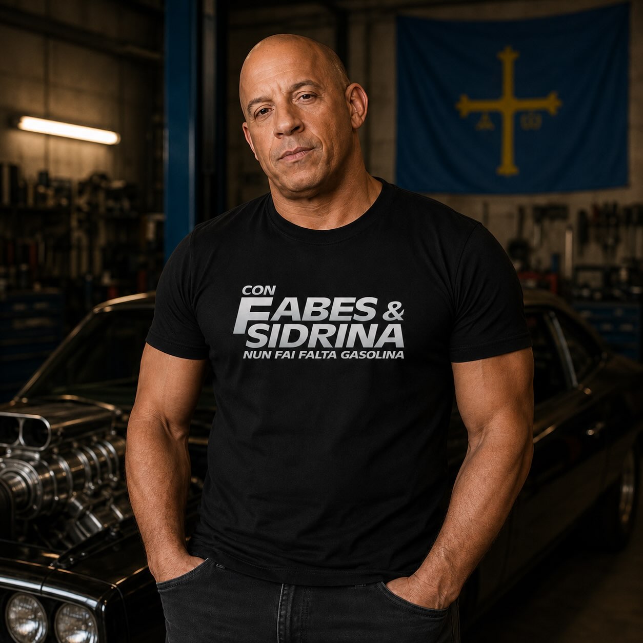Camiseta "FABES & SIDRINA"