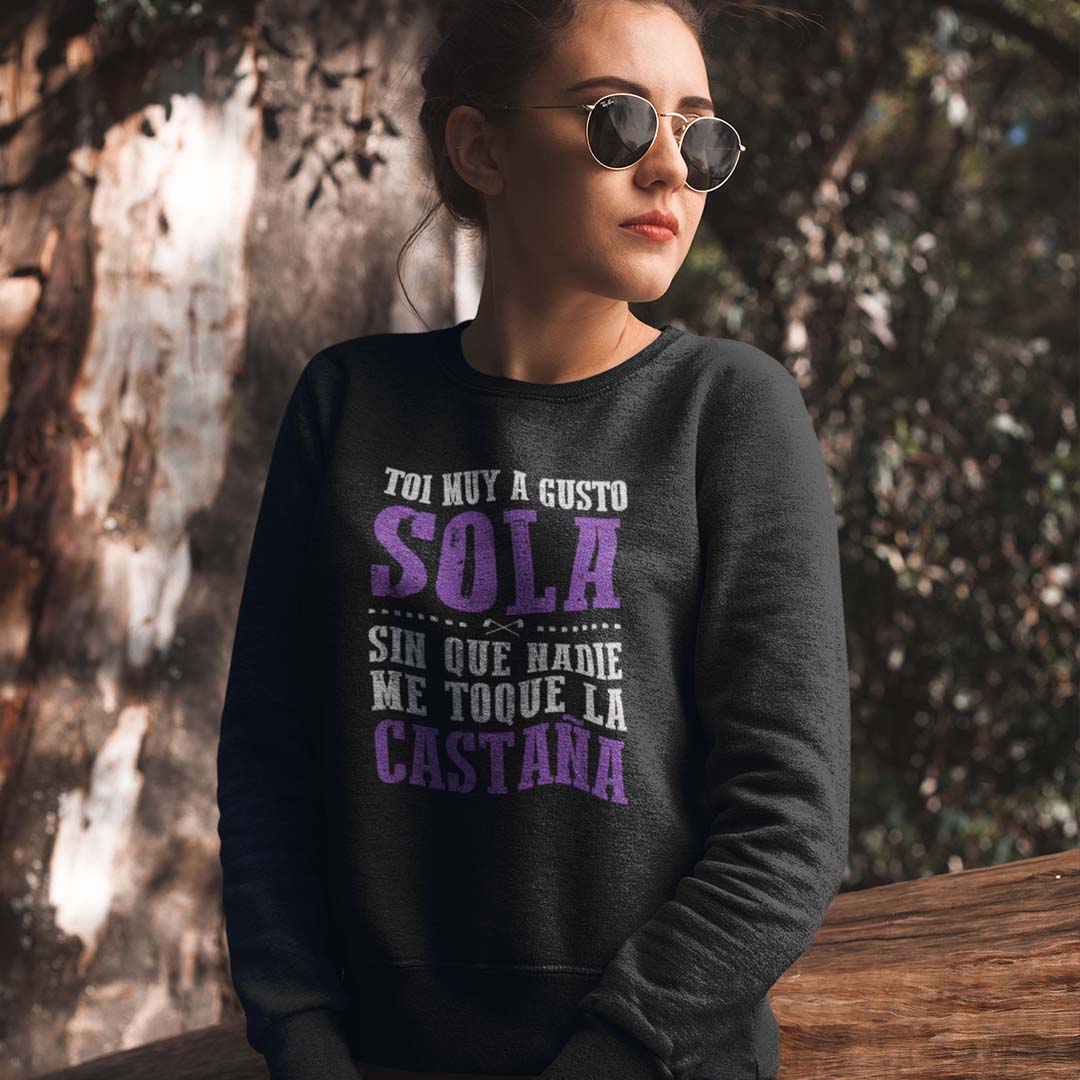 Sudadera SOLA CASTAÑA